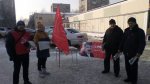 «Идти к народу»: Коммунисты Ленинского района провели пикет в поддержку Павла Грудинина на Станиславском жилмассиве
